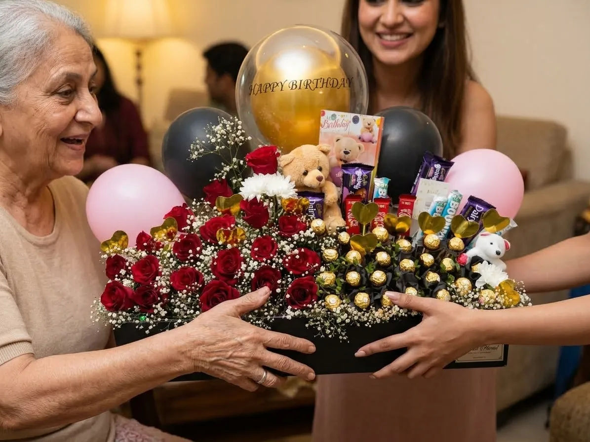 Celebration Gift Box styled view
