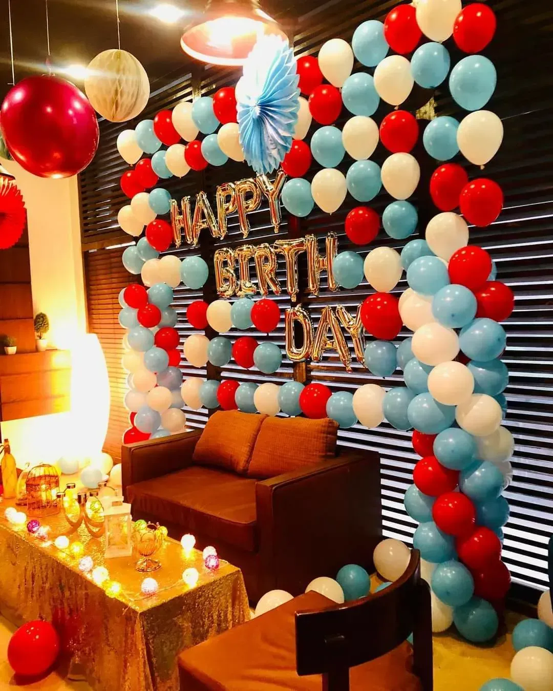 Birthday Celebration Setup detail