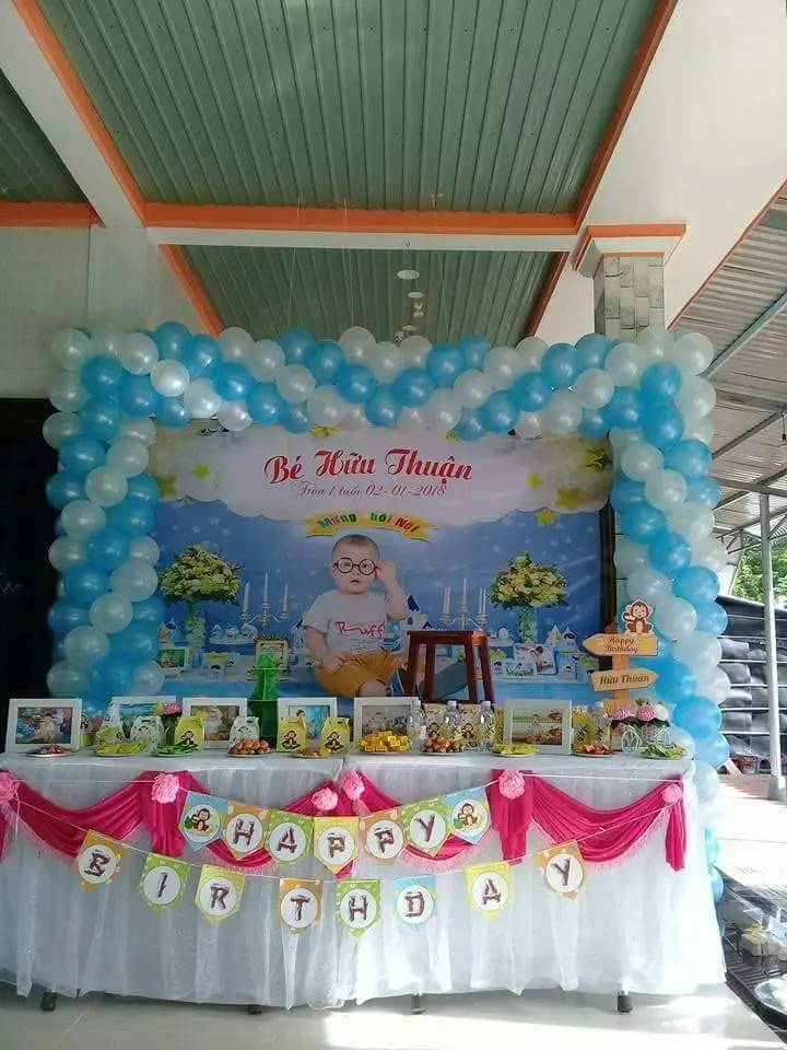 Birthday Room Decor styled view