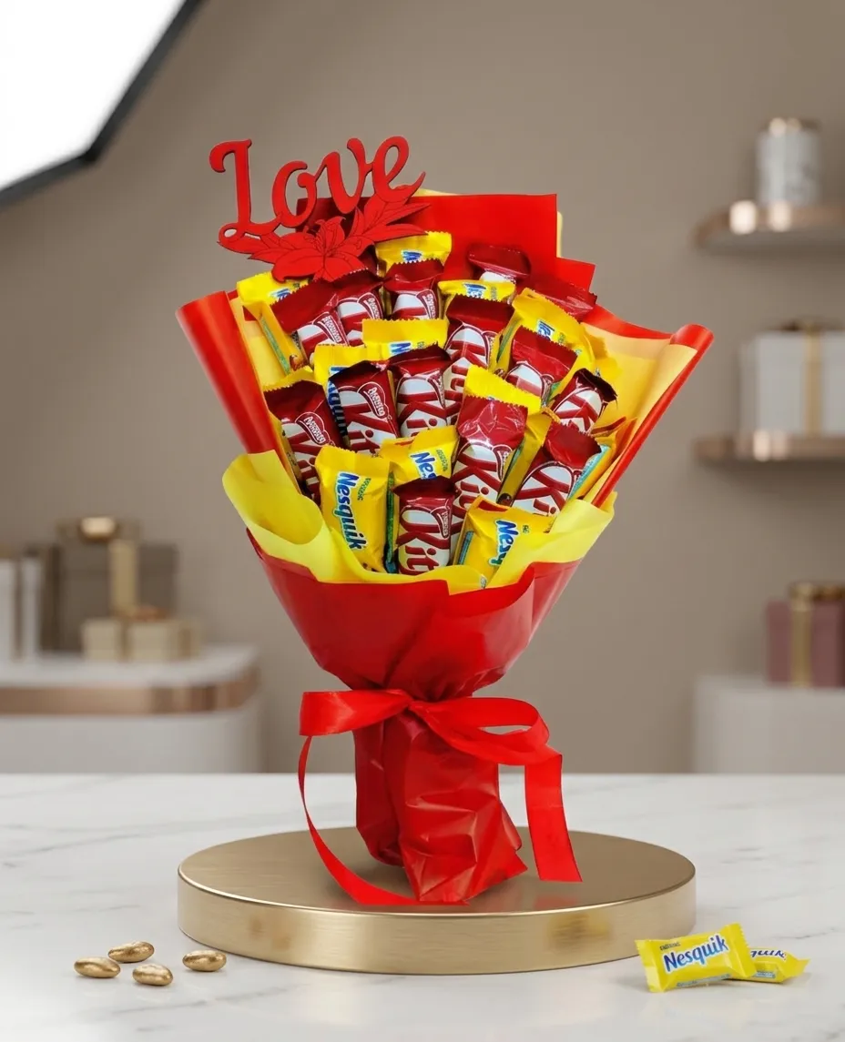 KitKat chocolate bouquet gift