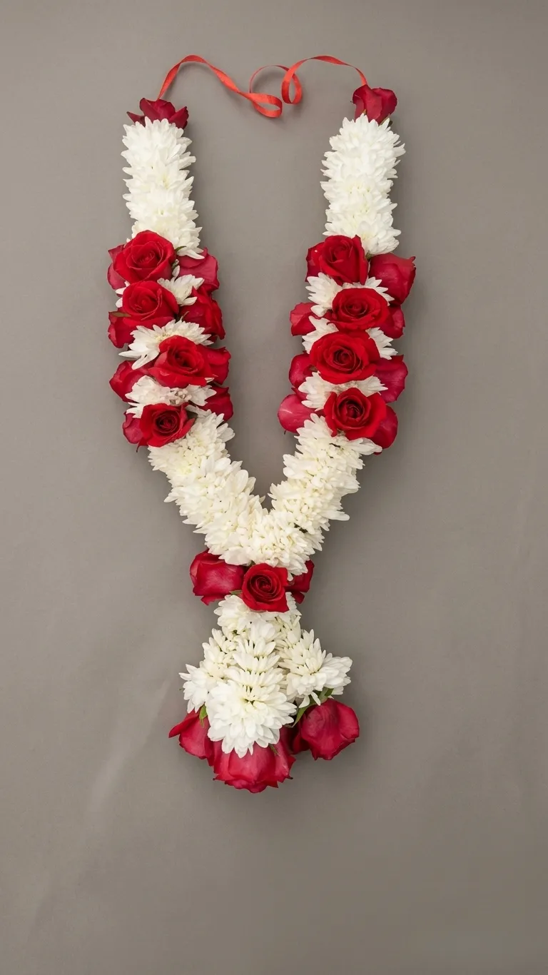 Roses Mala flower detail