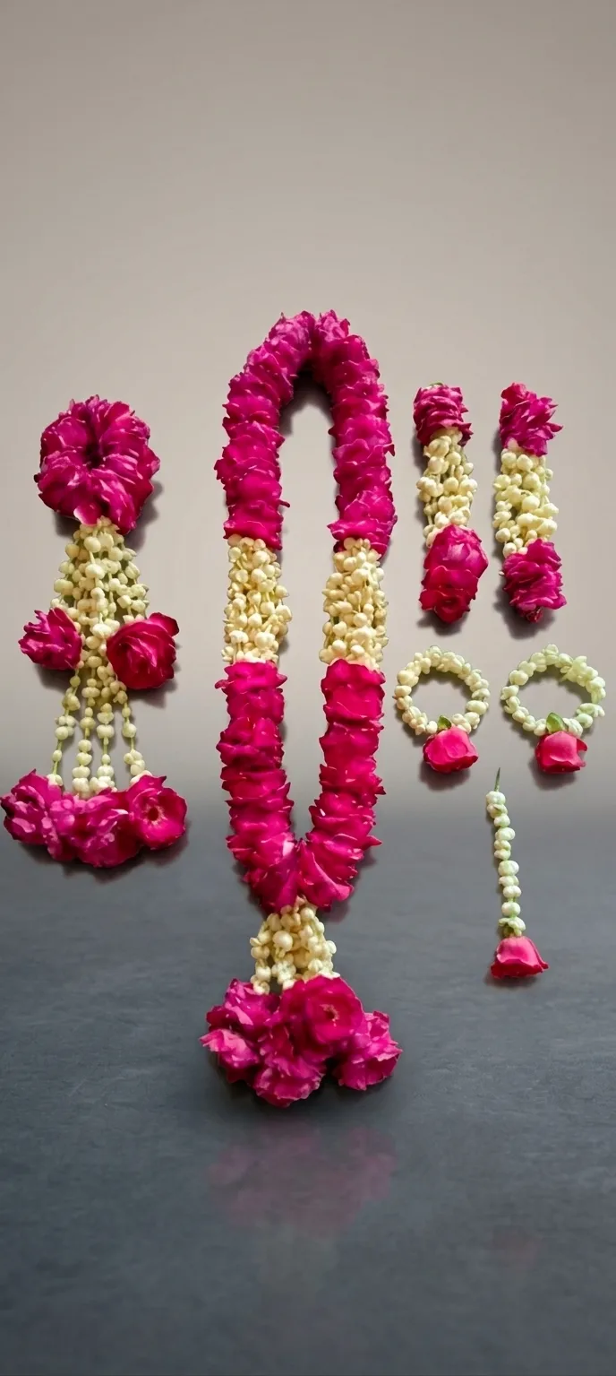 Traditional jasmine mala garland